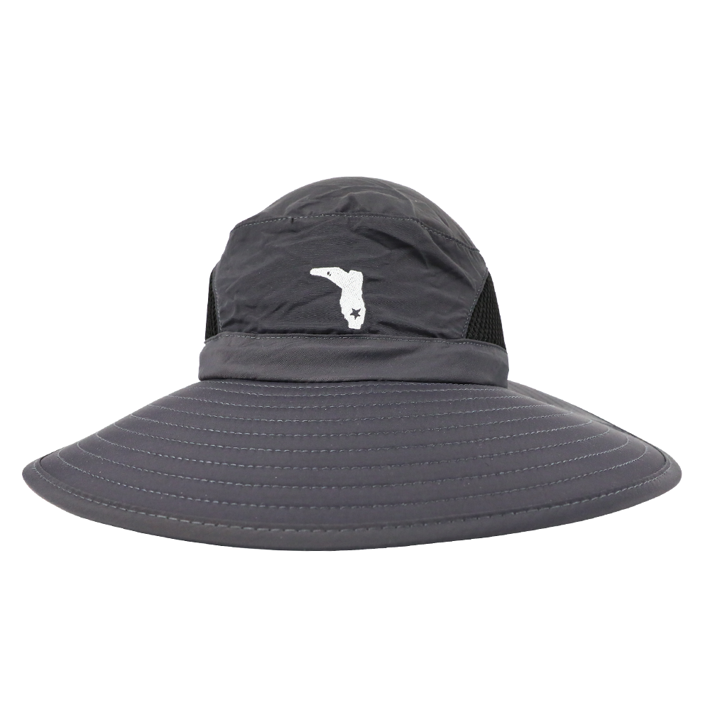 FLOPPY FISHING HAT CHARCOAL – Florida Cracker Style