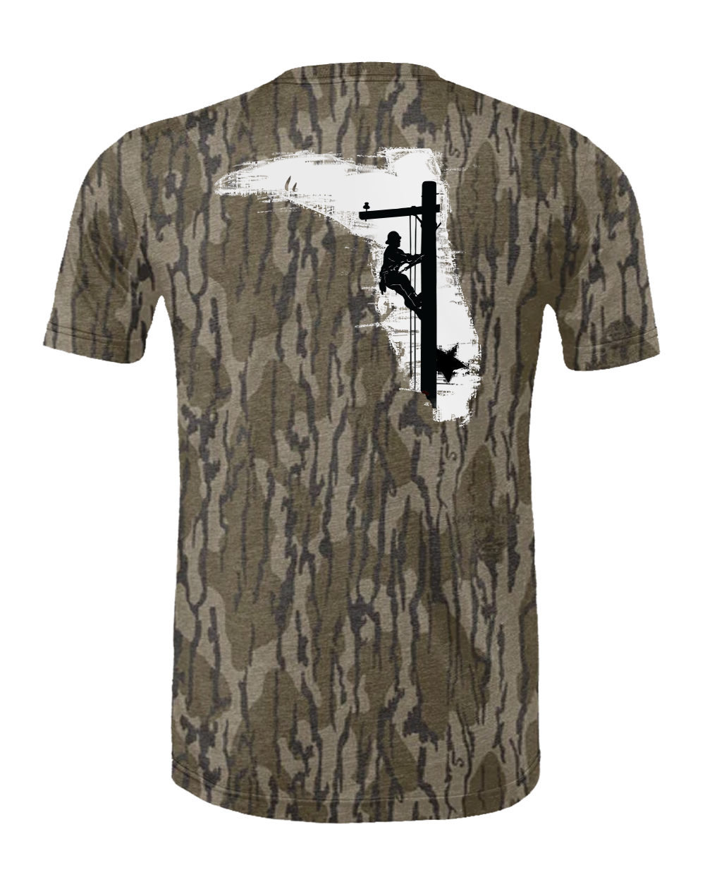 BOTTOMLAND CAMO SHIRT S/S LINEMAN Florida Cracker Style