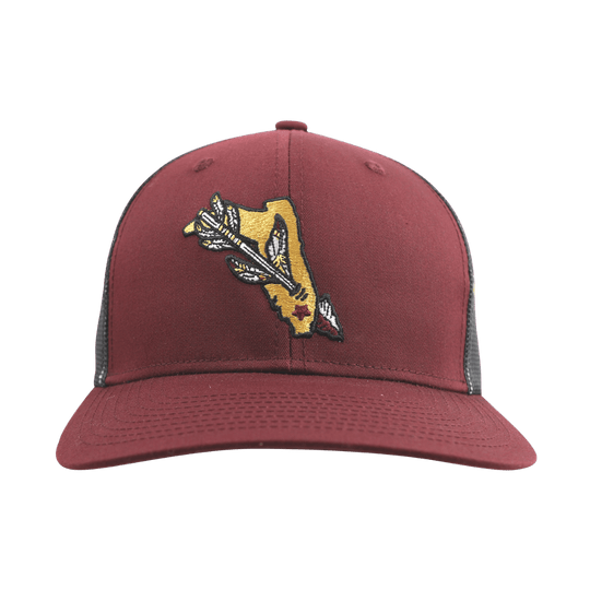 SPEAR TAILGATE SNAPBACK - TALLAHASSEE MAROON/CHARCOAL
