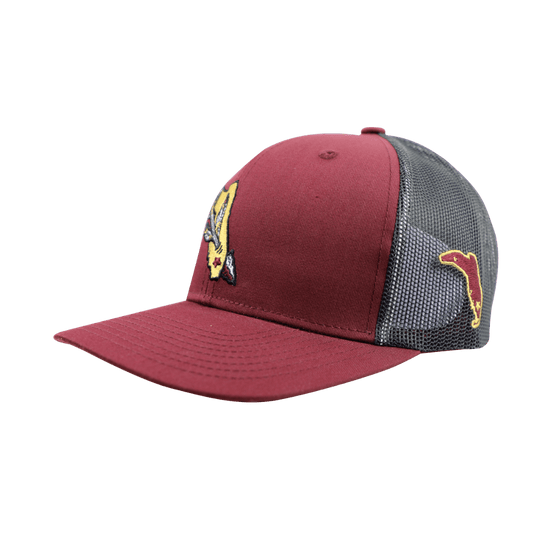 SPEAR TAILGATE SNAPBACK - TALLAHASSEE MAROON/CHARCOAL