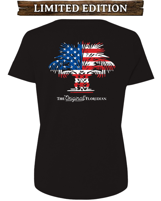 LIMITED AMERICAN PALM VNECK - BLACK