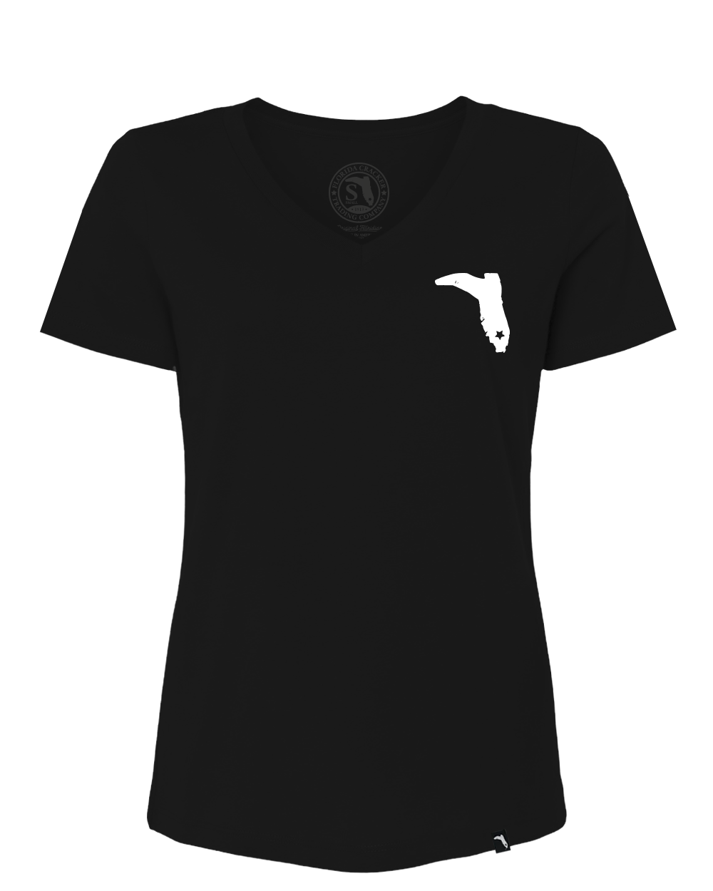 LIMITED AMERICAN PALM VNECK - BLACK