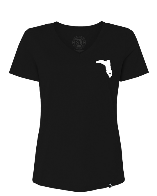 LIMITED AMERICAN PALM VNECK - BLACK