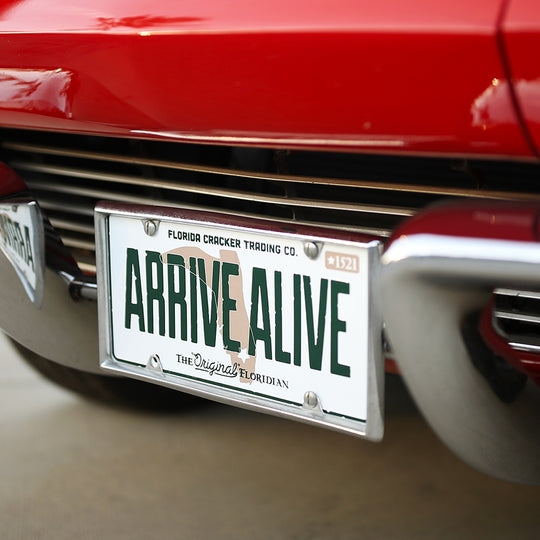 "Arrive Alive"- Collectible Car Accessory