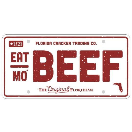 EAT MO BEEF DECAL 5"