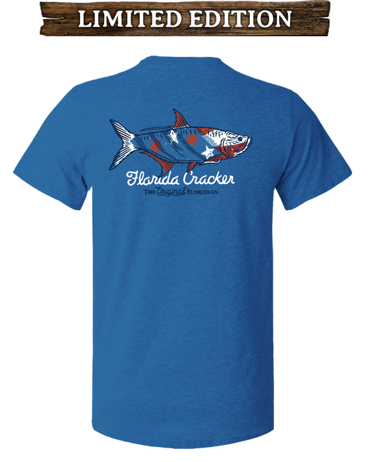 LIMITED BETSY TARPON S/S - HEATHER TRUE ROYAL