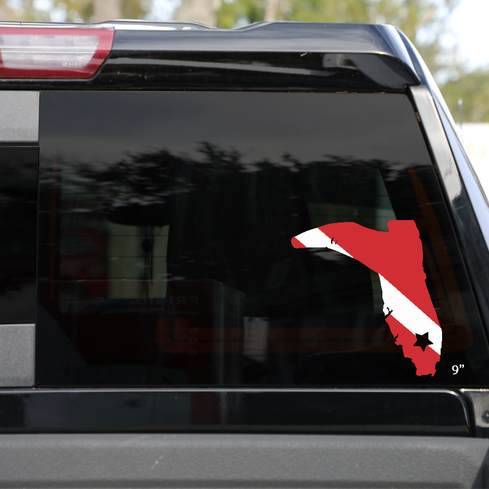 DIVE FLAG DECAL