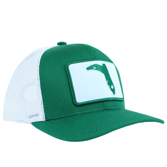 DARK GREEN PATCH HAT
