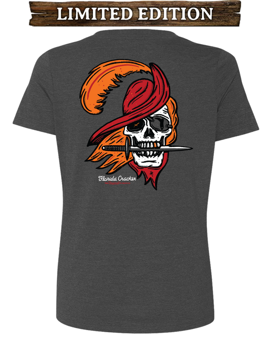 TAILGATE COLLECTION TAMPA BAY VNECK - DARK GREY