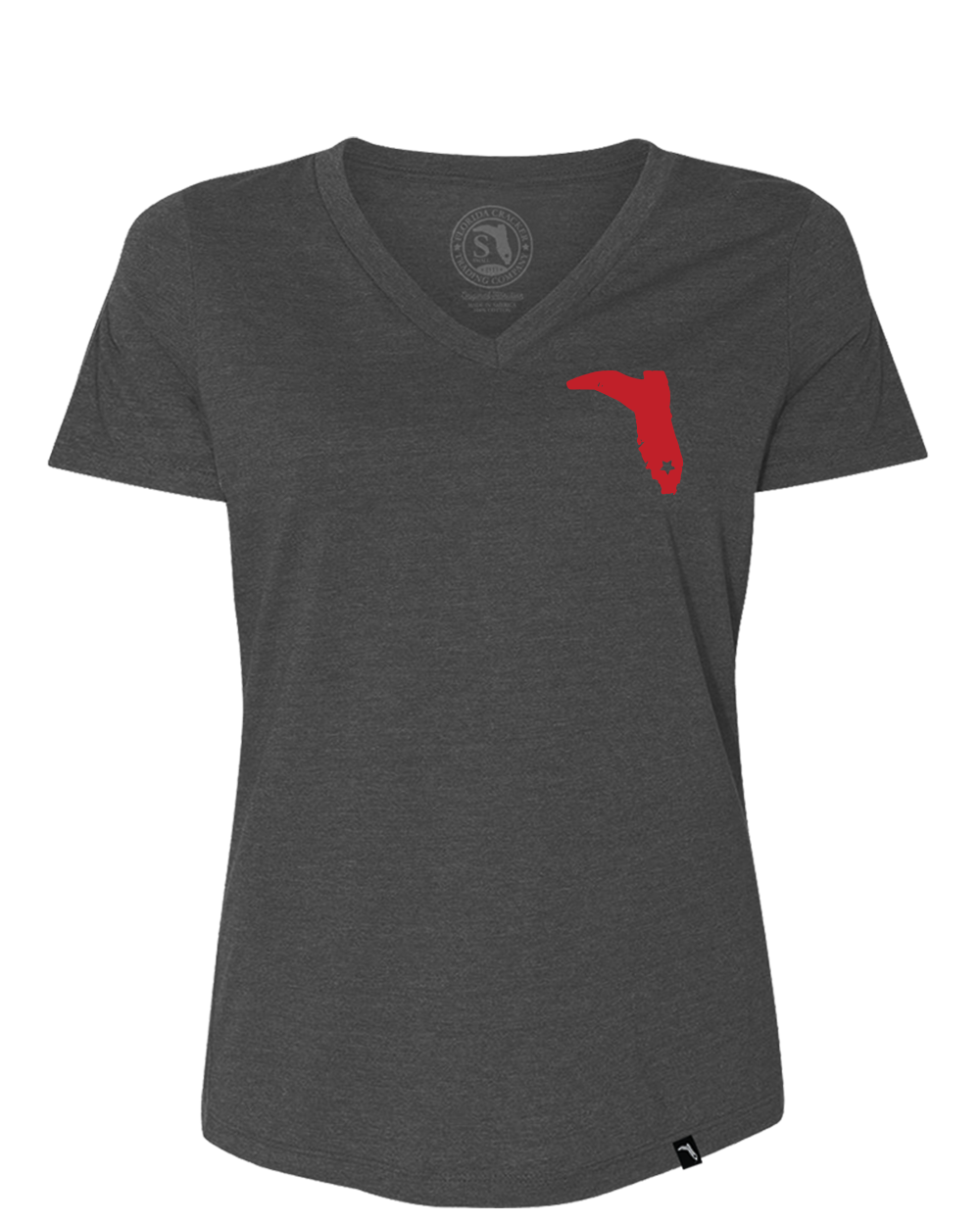 TAILGATE COLLECTION TAMPA BAY VNECK - DARK GREY