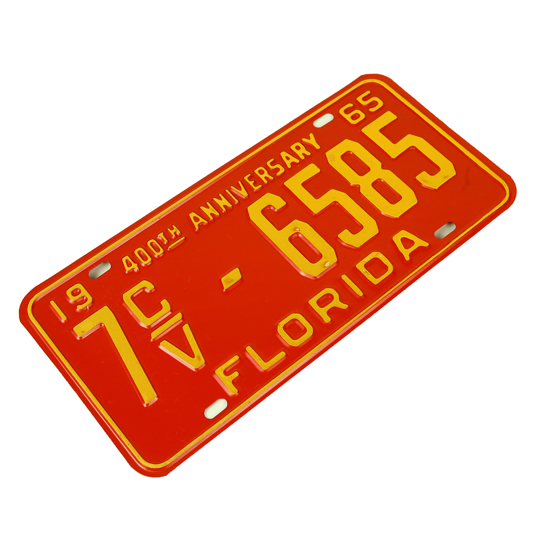 VINTAGE FLORIDA LICENSE PLATE