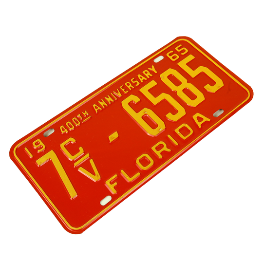 VINTAGE FLORIDA LICENSE PLATE