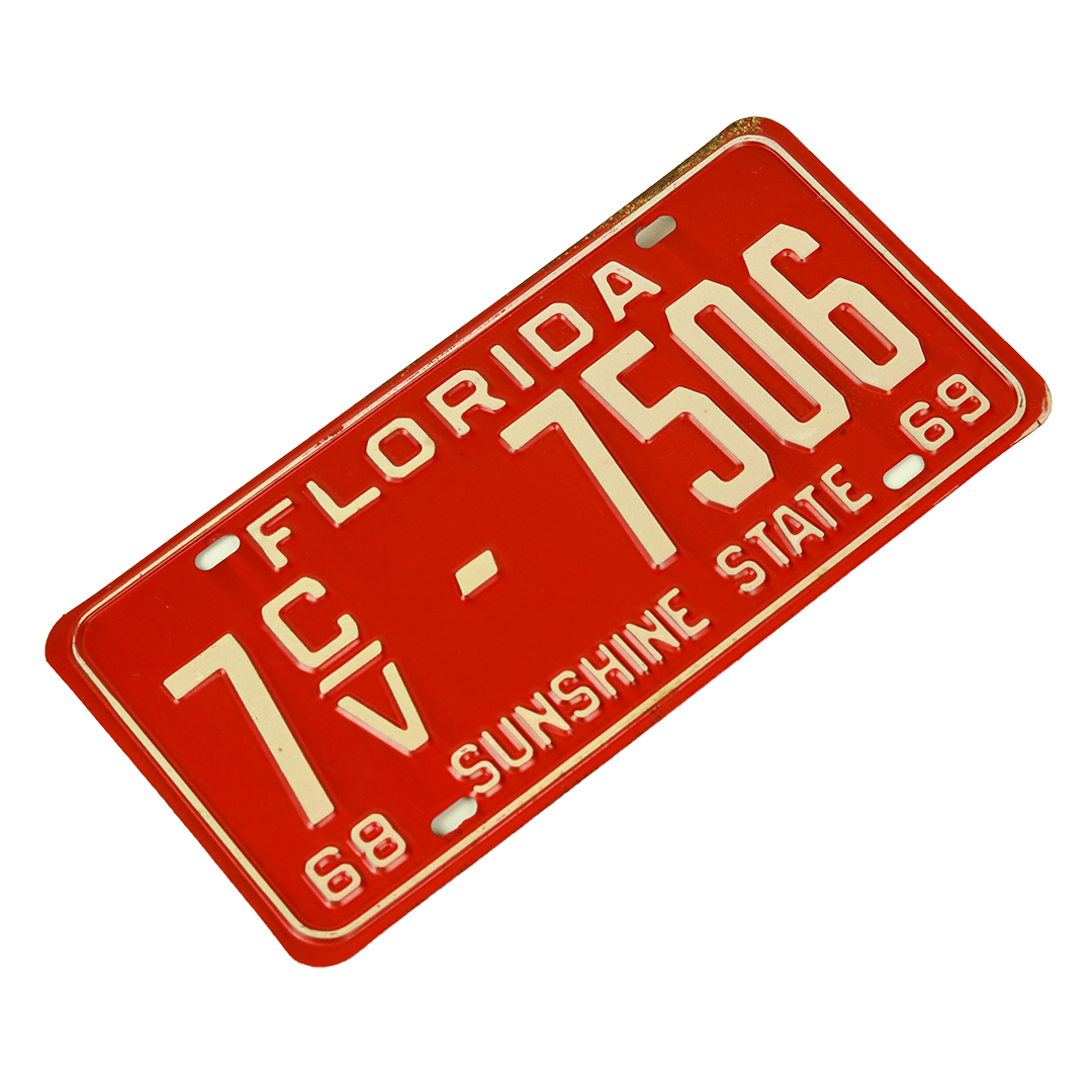 VINTAGE FLORIDA LICENSE PLATE