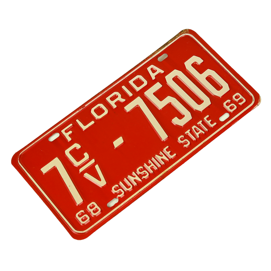 VINTAGE FLORIDA LICENSE PLATE