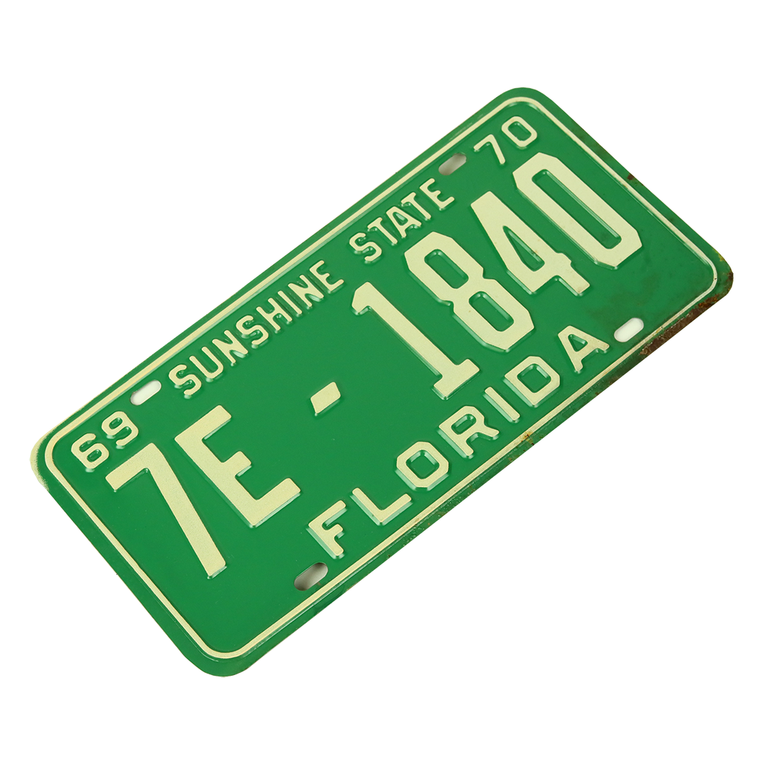 VINTAGE FLORIDA LICENSE PLATE