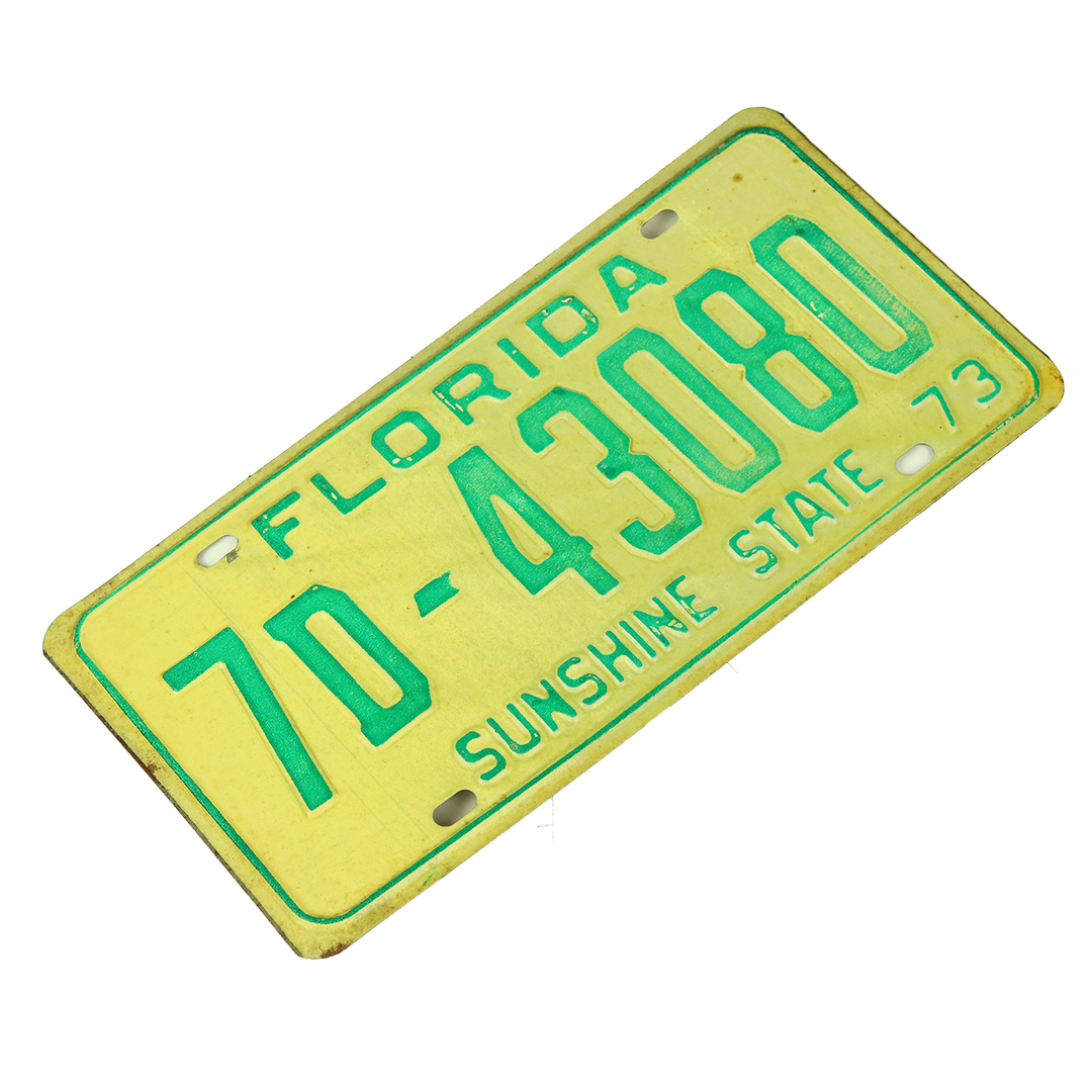 VINTAGE FLORIDA LICENSE PLATE