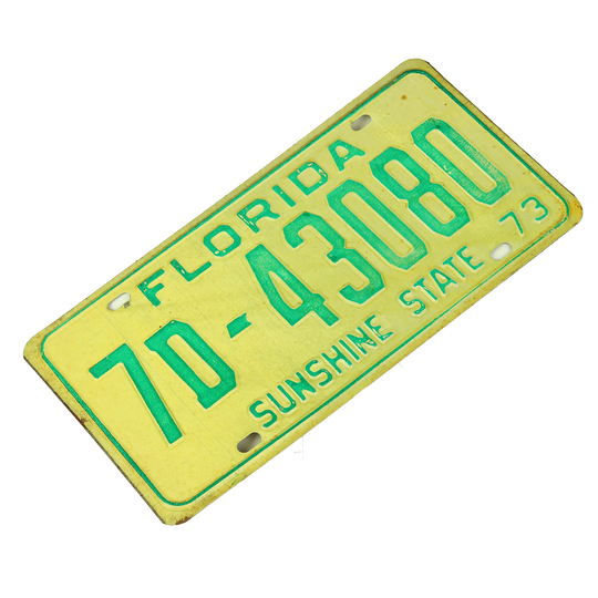 VINTAGE FLORIDA LICENSE PLATE