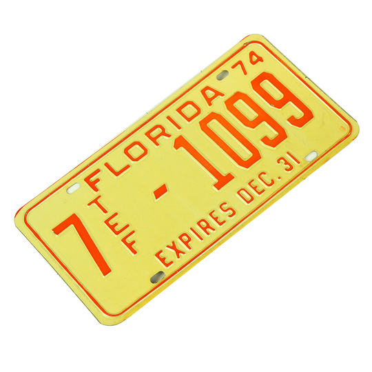 VINTAGE FLORIDA LICENSE PLATE
