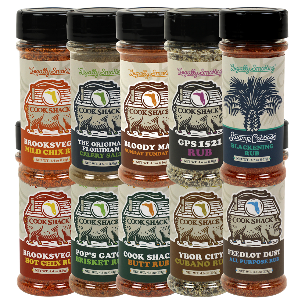 COOK SHACK RUBS (4.6 OZ) – Florida Cracker Style