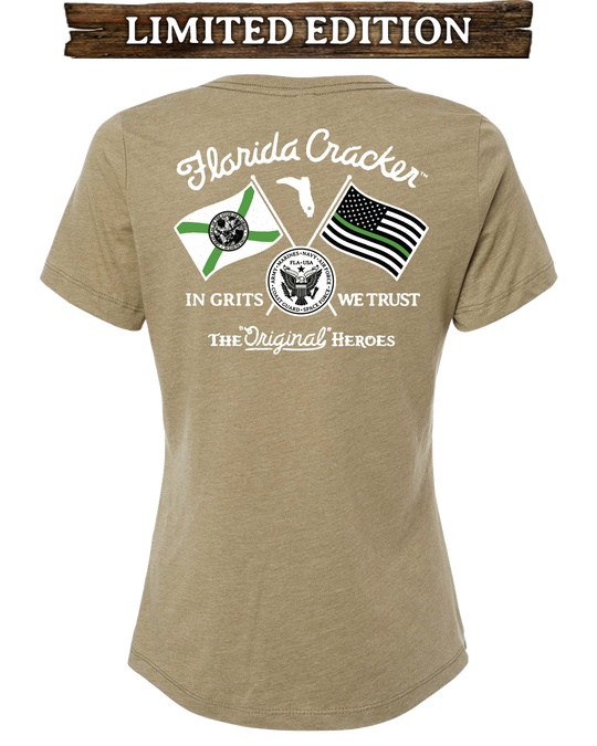 LIMITED MILITARY V-NECK - HEATHER OLIVE