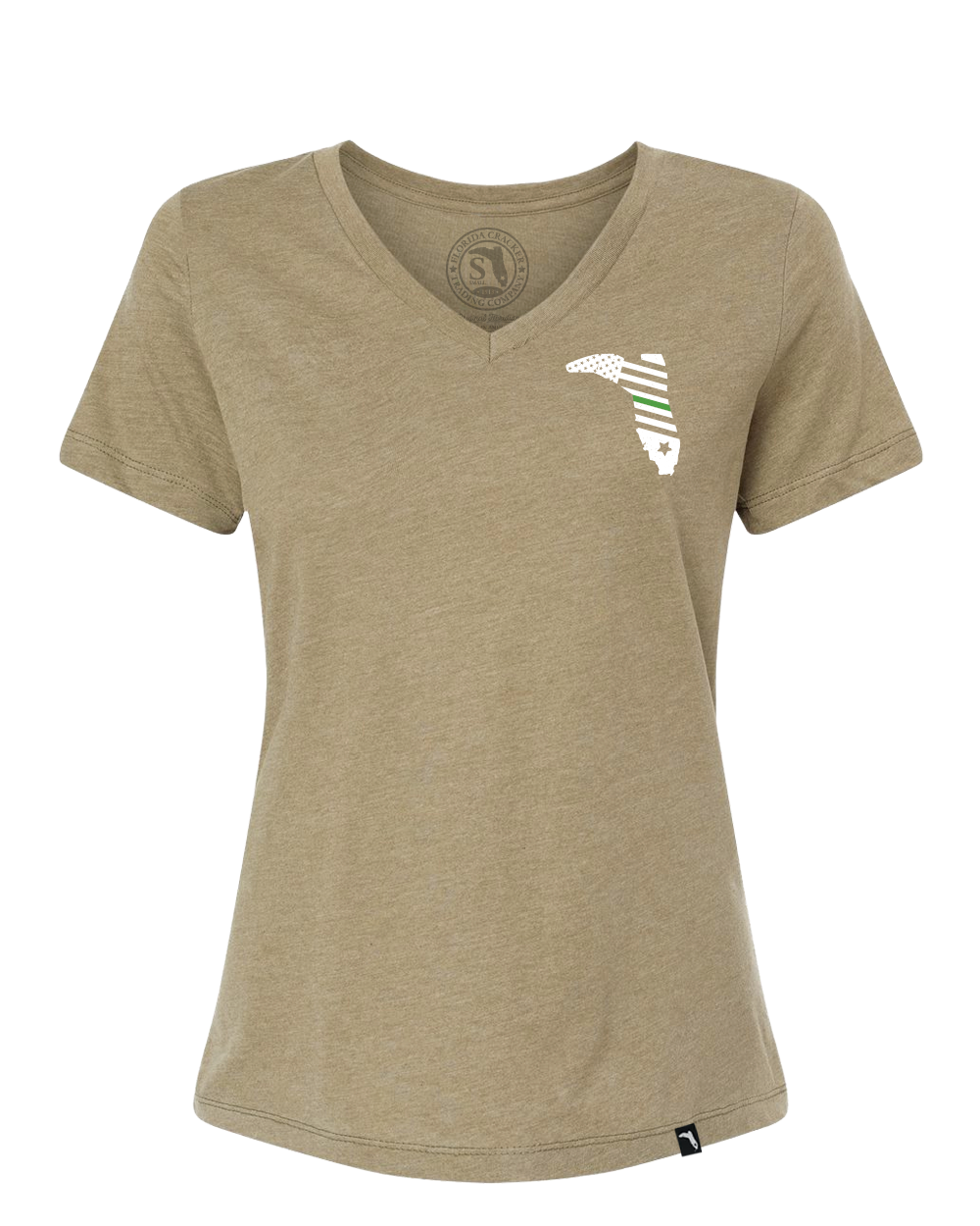 LIMITED MILITARY V-NECK - HEATHER OLIVE