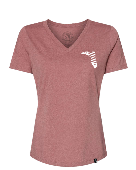 LIMITED NURSE V-NECK - MAUVE