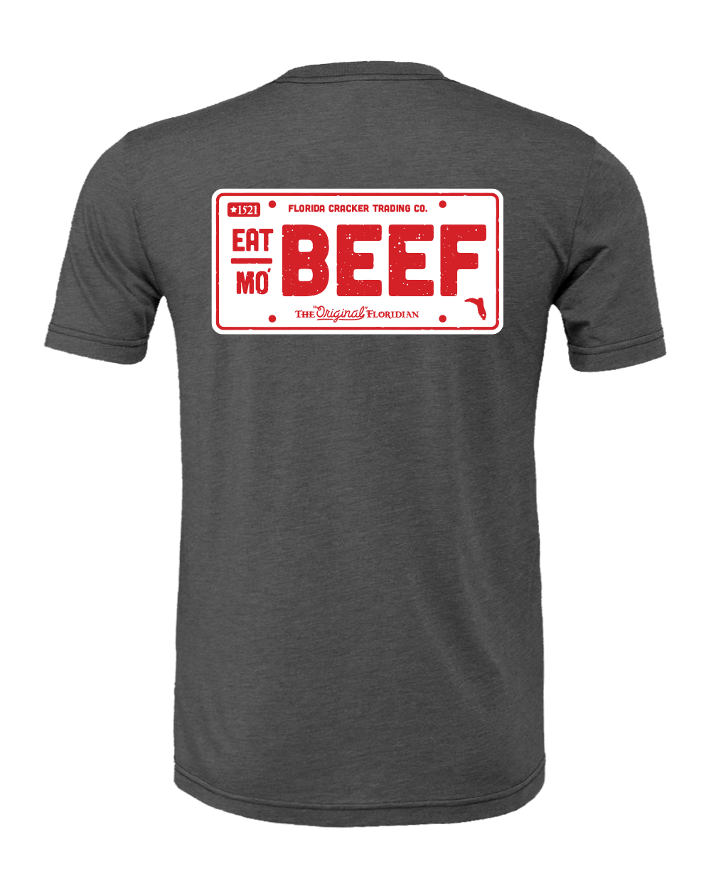 EAT MO' BEEF SHIRT S/S - DARK GRAY