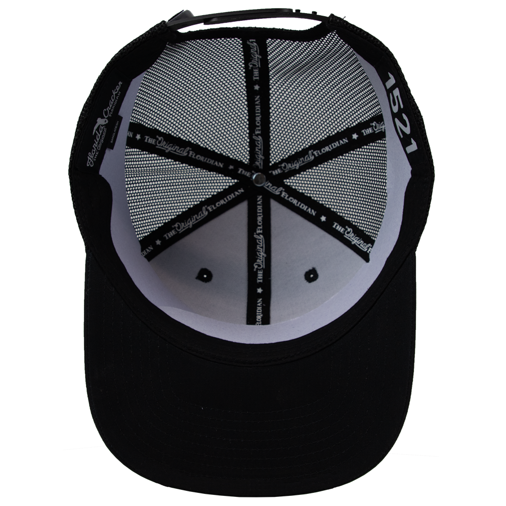 FLORIDA CRACKER HAT BLACK/BLACK