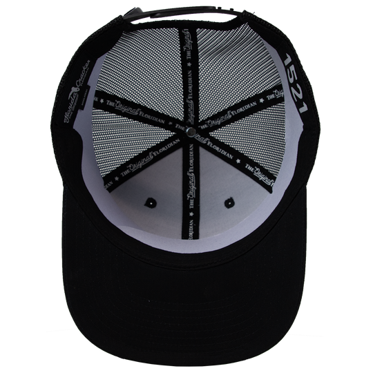 FLORIDA CRACKER HAT BLACK/BLACK