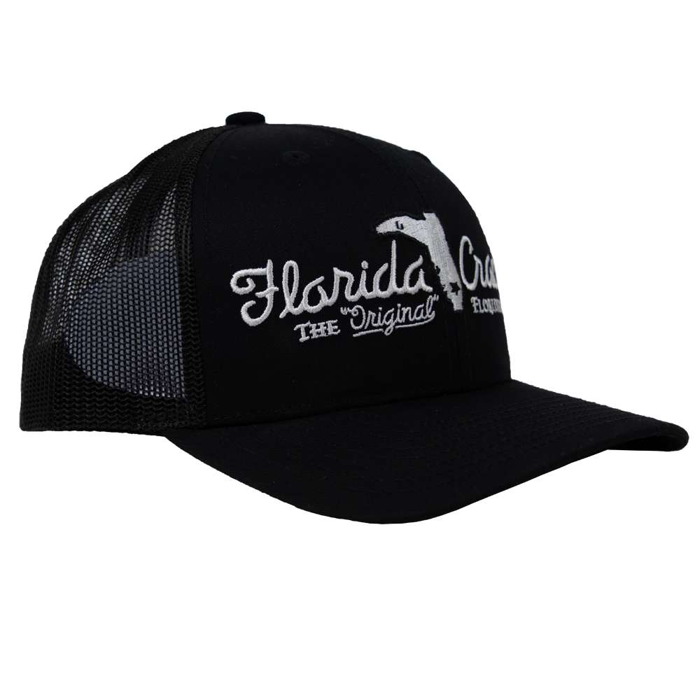 FLORIDA CRACKER HAT BLACK/BLACK