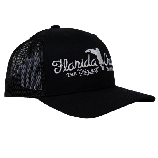FLORIDA CRACKER HAT BLACK/BLACK
