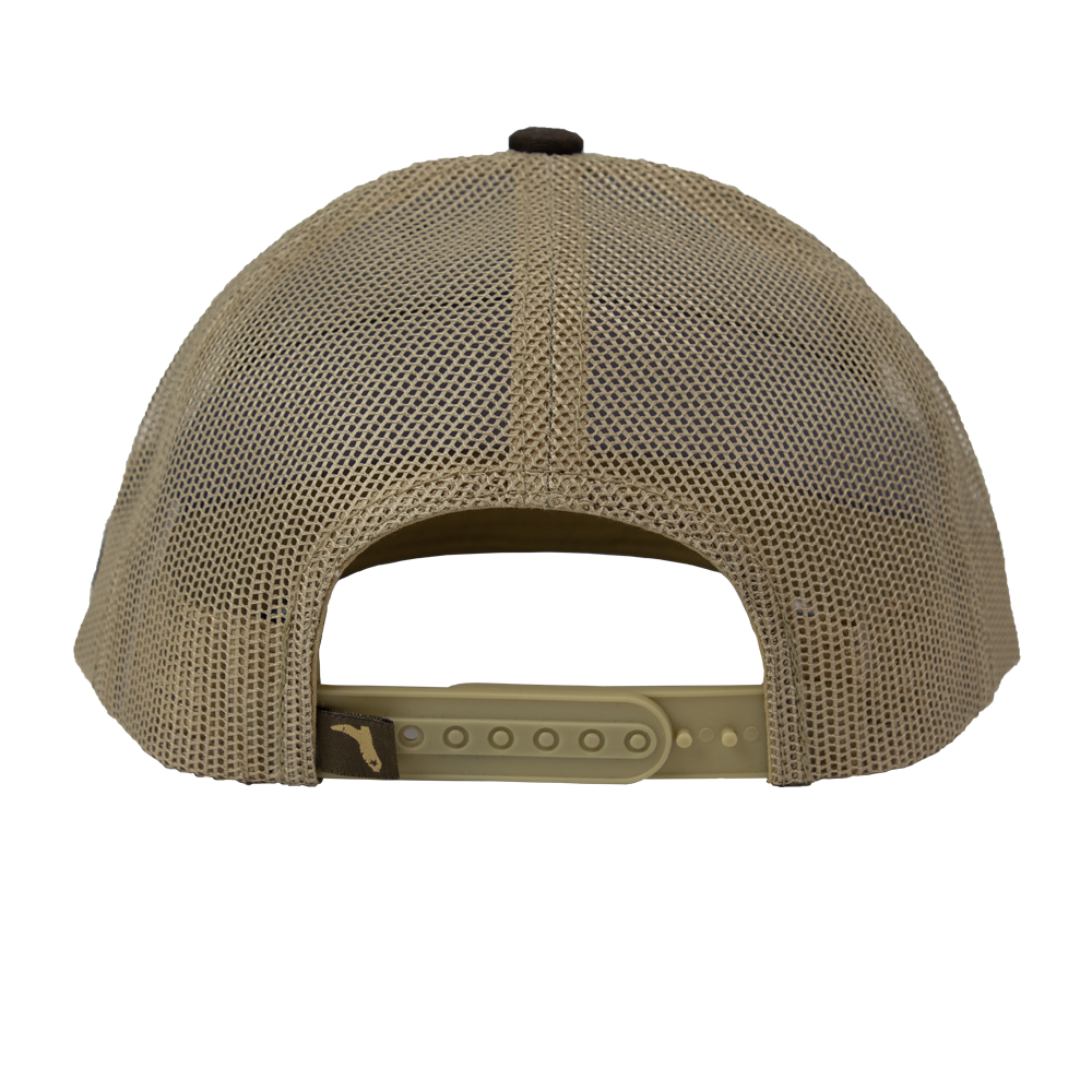 FLORIDA CRACKER HAT BROWN/KHAKI