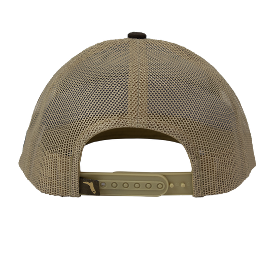 FLORIDA CRACKER HAT BROWN/KHAKI