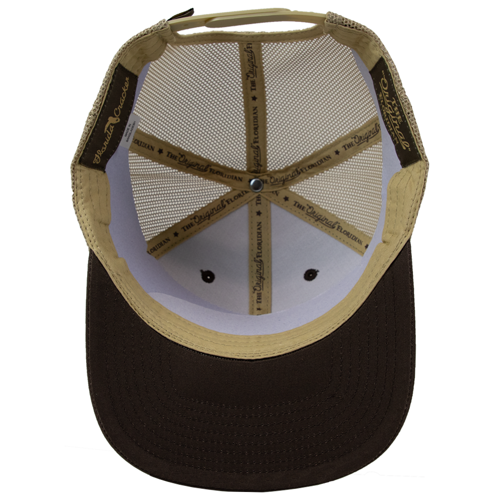 FLORIDA CRACKER HAT BROWN/KHAKI