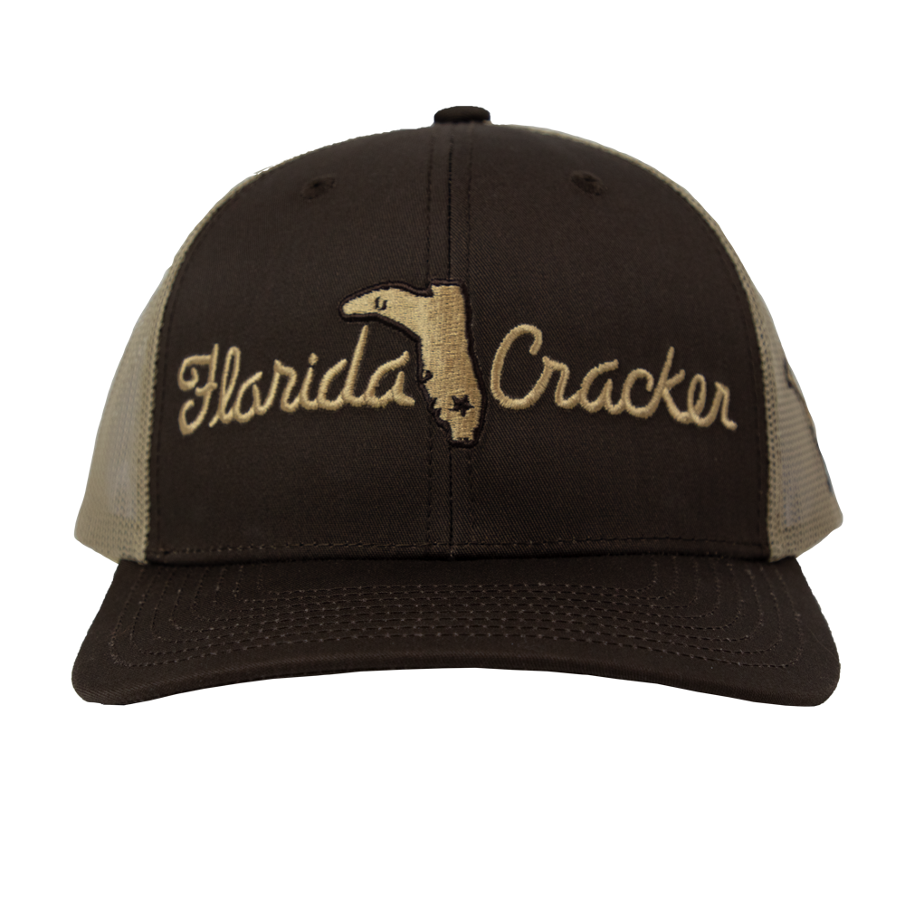 FLORIDA CRACKER HAT BROWN/KHAKI