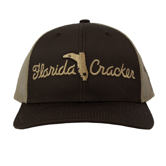 FLORIDA CRACKER HAT BROWN/KHAKI