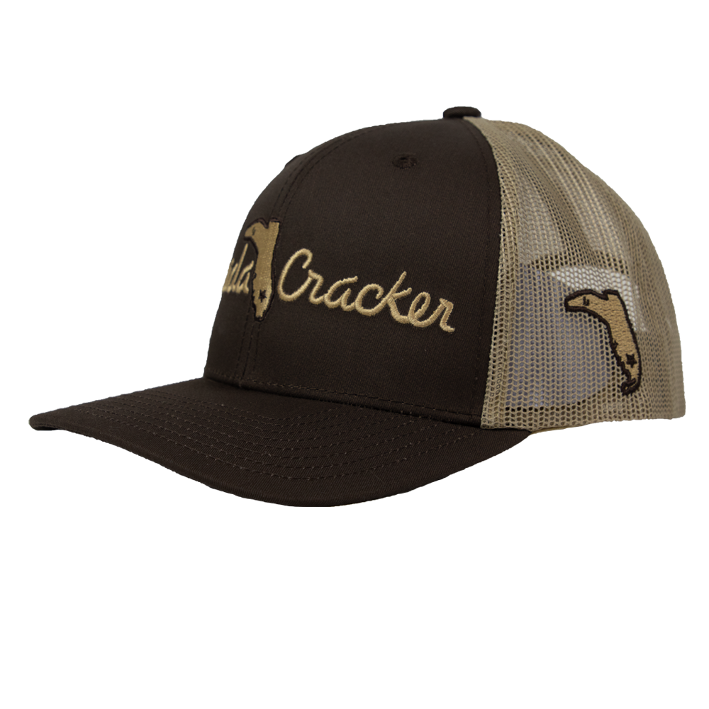 FLORIDA CRACKER HAT BROWN/KHAKI