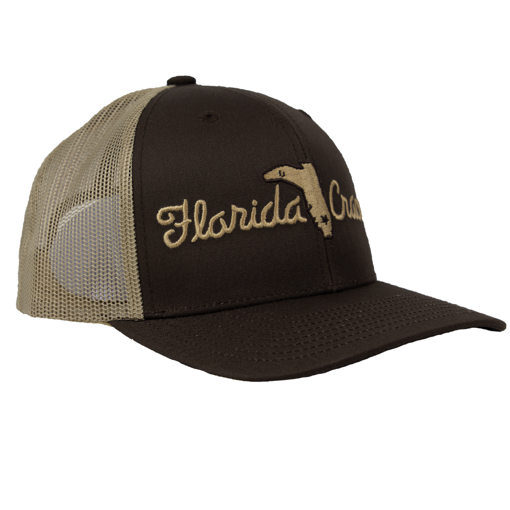 FLORIDA CRACKER HAT BROWN/KHAKI