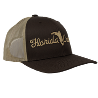FLORIDA CRACKER HAT BROWN/KHAKI