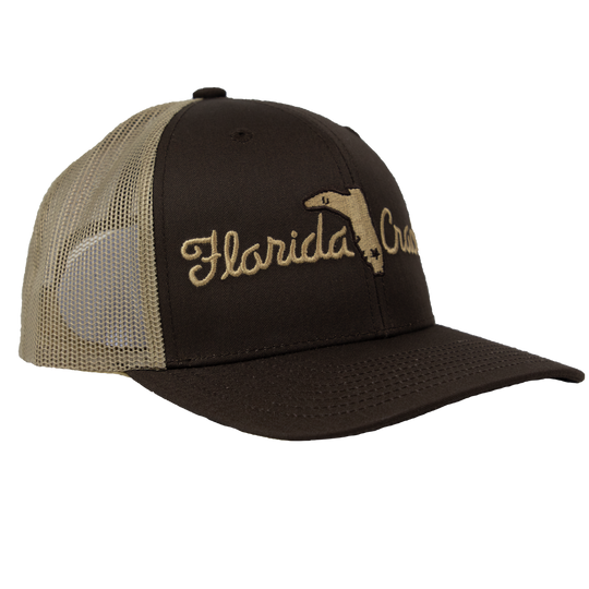 FLORIDA CRACKER HAT BROWN/KHAKI