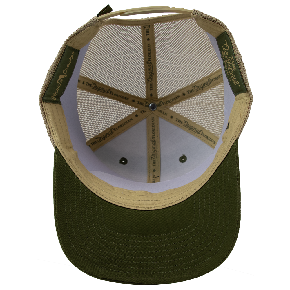 FLORIDA CRACKER HAT MOSS/KHAKI