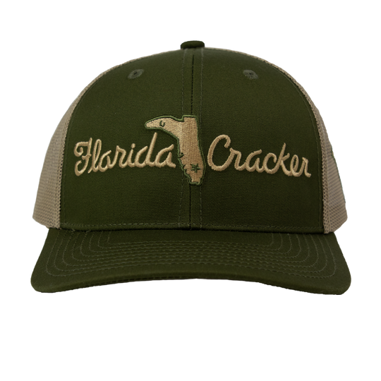 FLORIDA CRACKER HAT MOSS/KHAKI