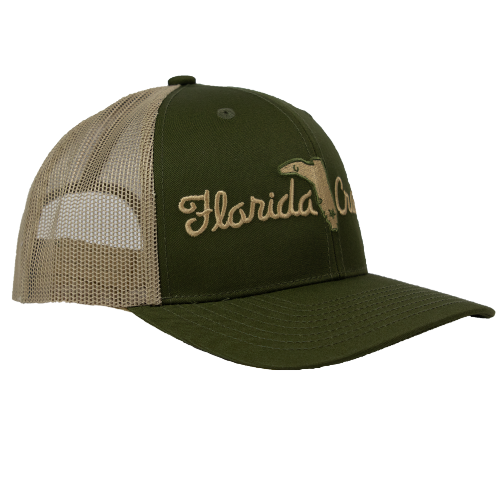 FLORIDA CRACKER HAT MOSS/KHAKI