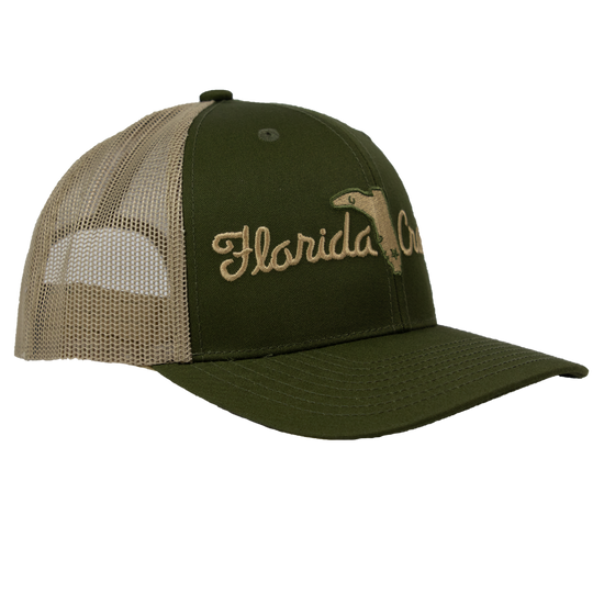 FLORIDA CRACKER HAT MOSS/KHAKI