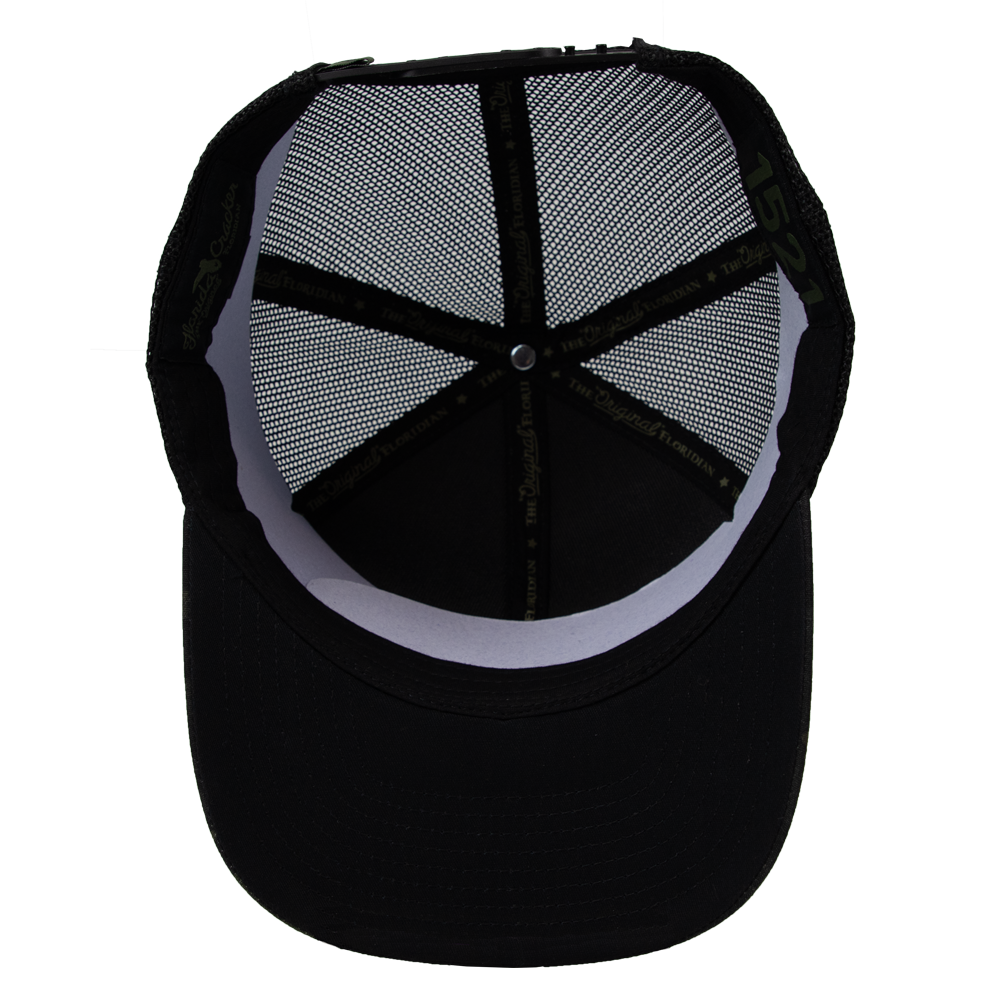 FLORIDA CRACKER HAT BLACK MULTICAM