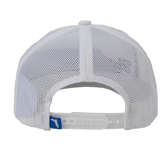 FLORIDA CRACKER HAT WHITE/WHITE