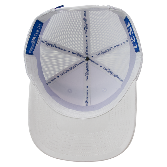 FLORIDA CRACKER HAT WHITE/WHITE