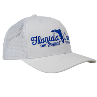 FLORIDA CRACKER HAT WHITE/WHITE