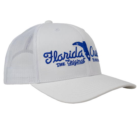 FLORIDA CRACKER HAT WHITE/WHITE