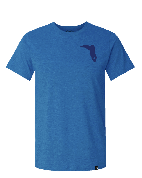 TAILGATE COLLECTION GAINESVILLE S/S - COLUMBIA BLUE